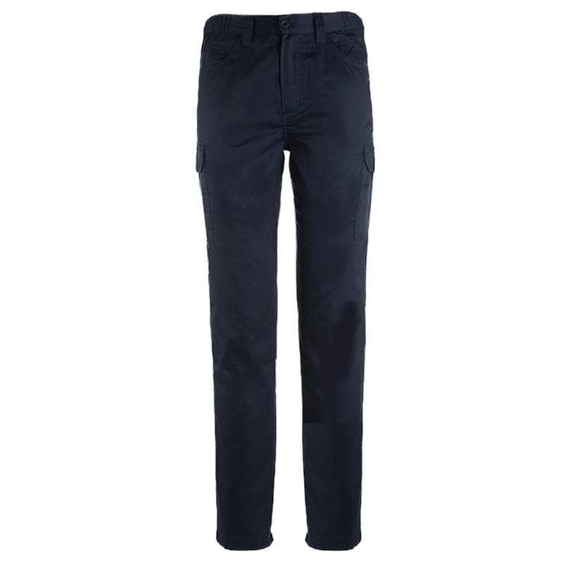 Pantalón de trabajo multibolsillos con un marcador numerado en la pierna