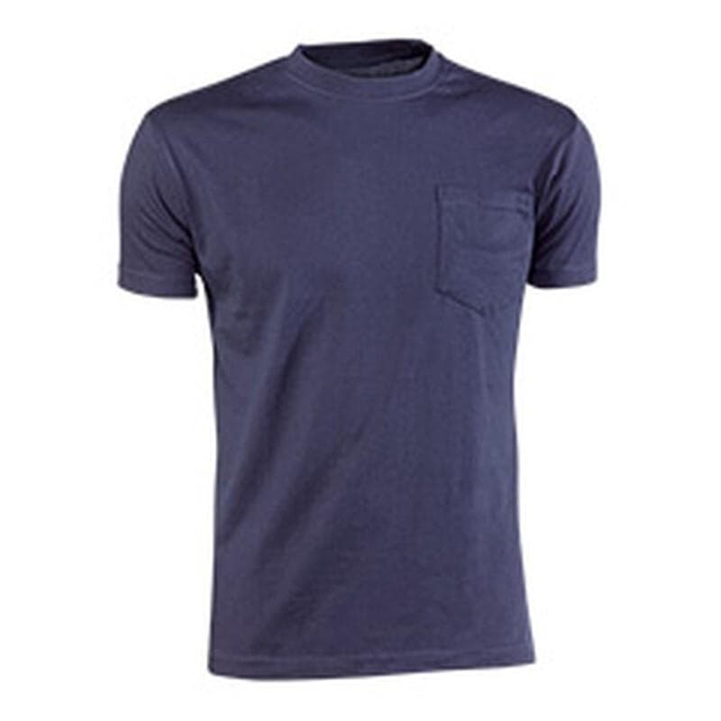 Camiseta de manga corta con bolsillo, modelo 634, para uniformes de construcción