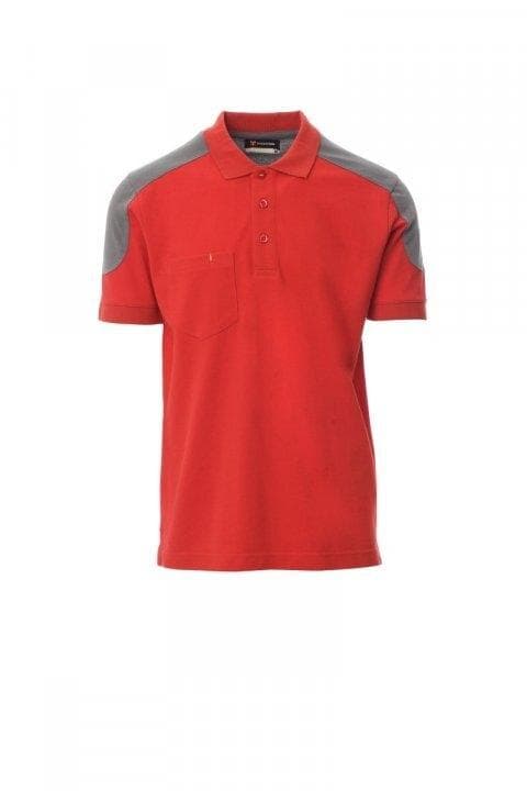 Polo de piqué de manga corta bicolor, modelo COMPANY (polo para personalizar)