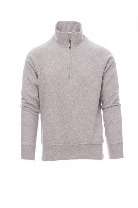 Sudadera lisa con media cremallera, modelo MIAMI+, para uniformes de logística e industria