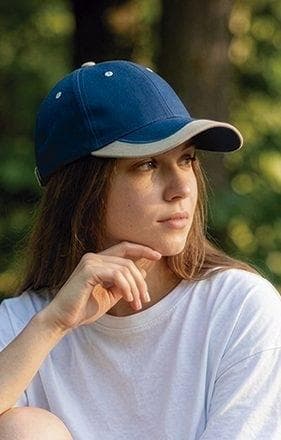 Gorra bicolor, modelo SEATLE (gorra o gorro para personalizar)